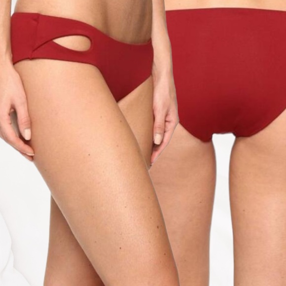 BECCA by Rebecca Virtue Color Code Crossover Side Cutout Hipster Bikini Bottoms - Picture 13 of 14